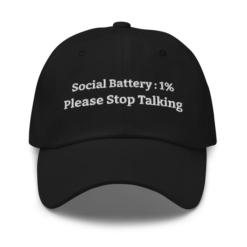 Social battery: 1% Please stop talking