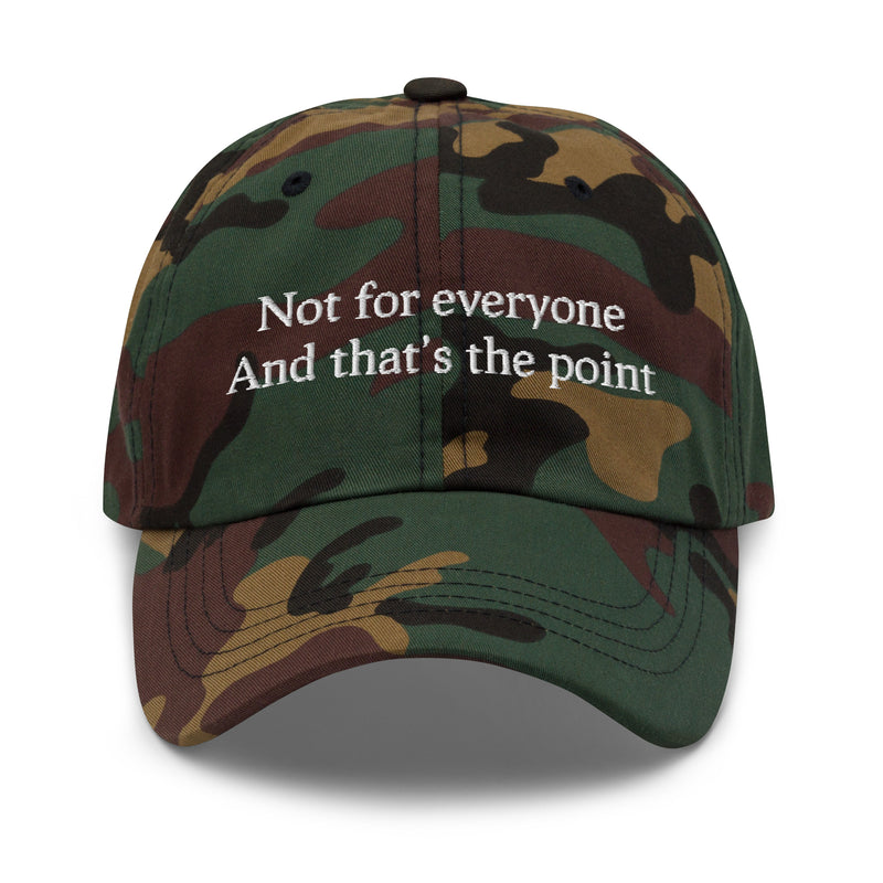 Not For everyone. And that’s the point.