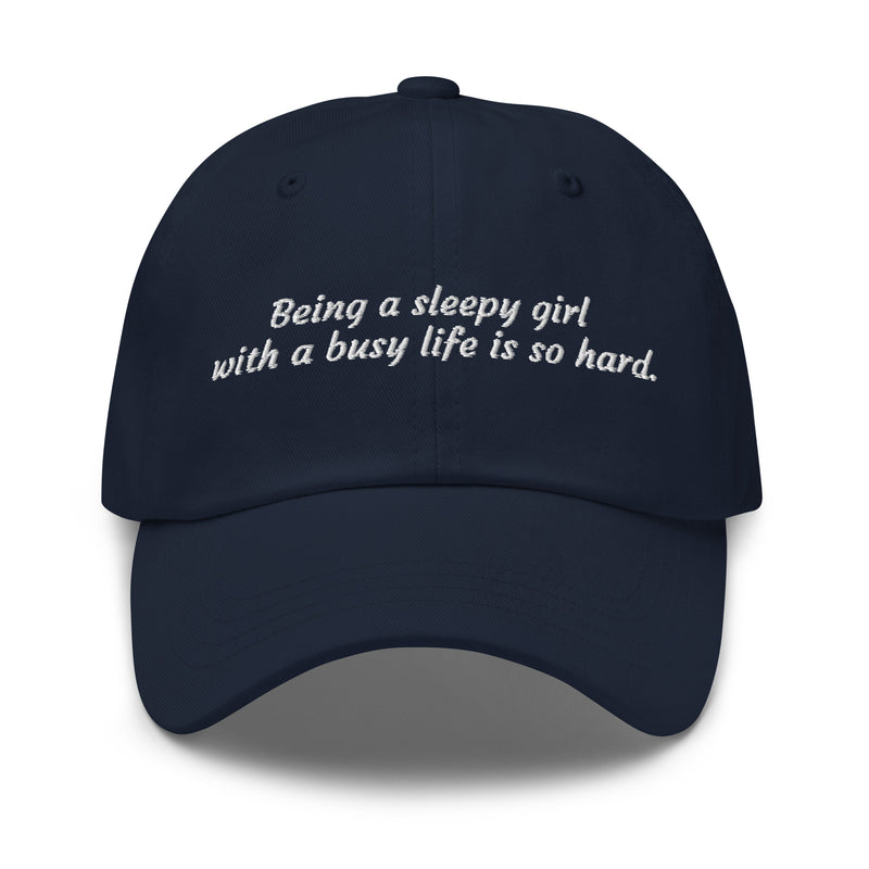 Being a sleepy girl with a busy life is so hard.