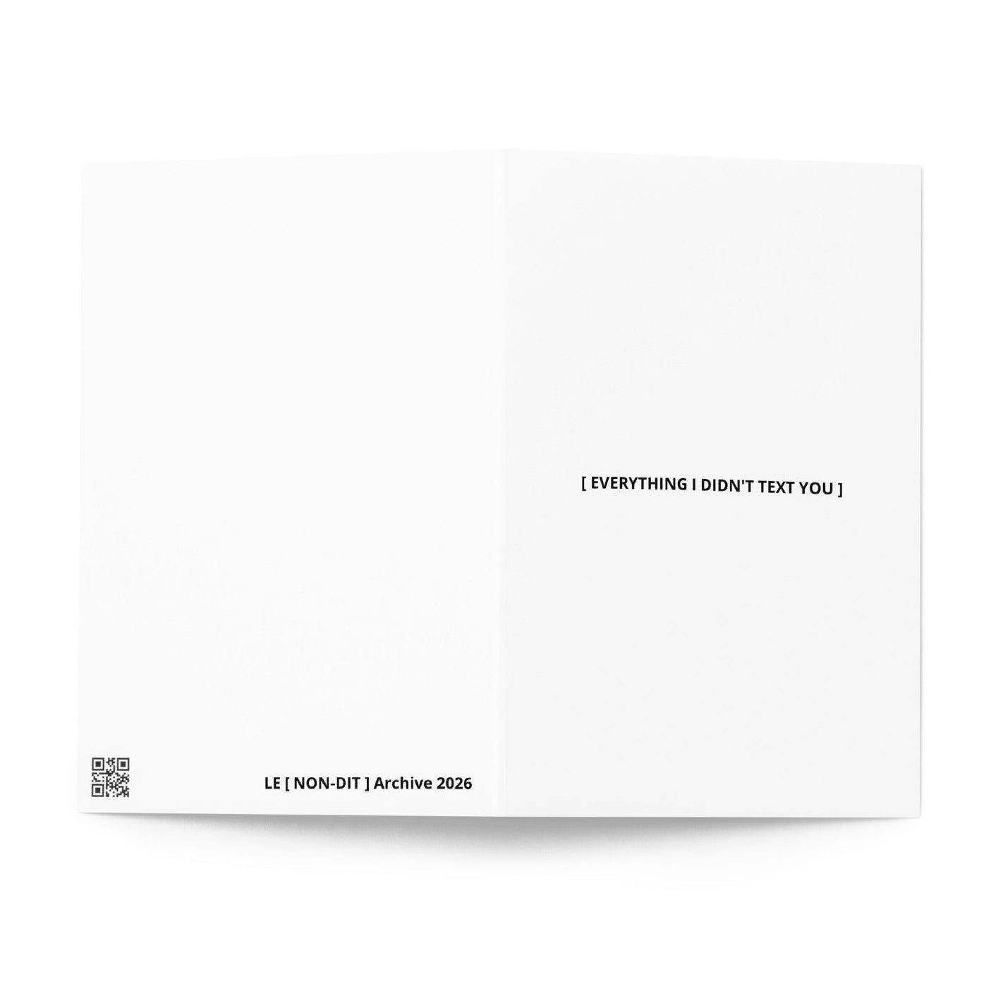 [ EVERYTHING I DIDN'T TEXT YOU ]