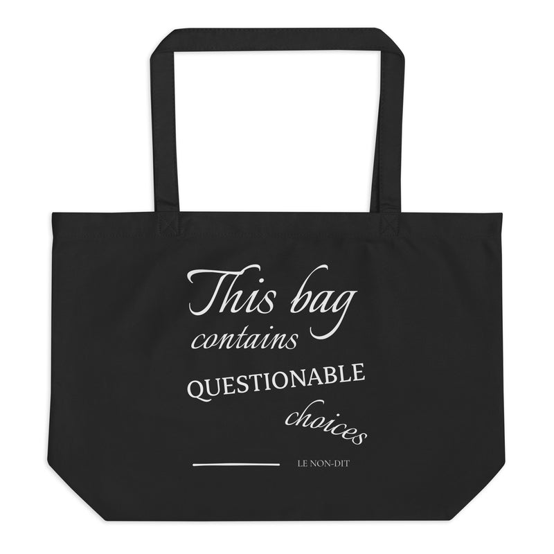 This bag contains questionable choices.