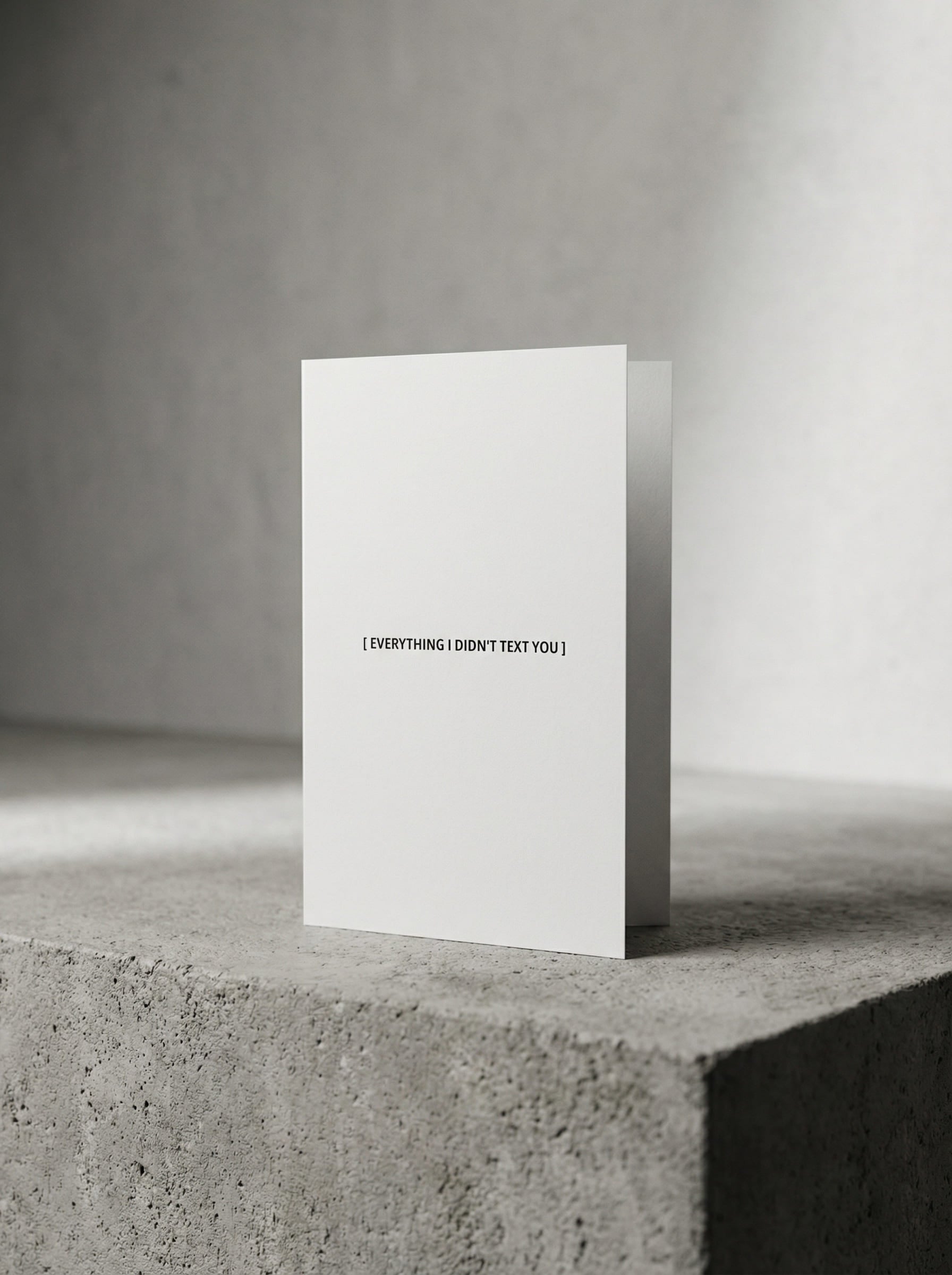 [ EVERYTHING I DIDN'T TEXT YOU ]