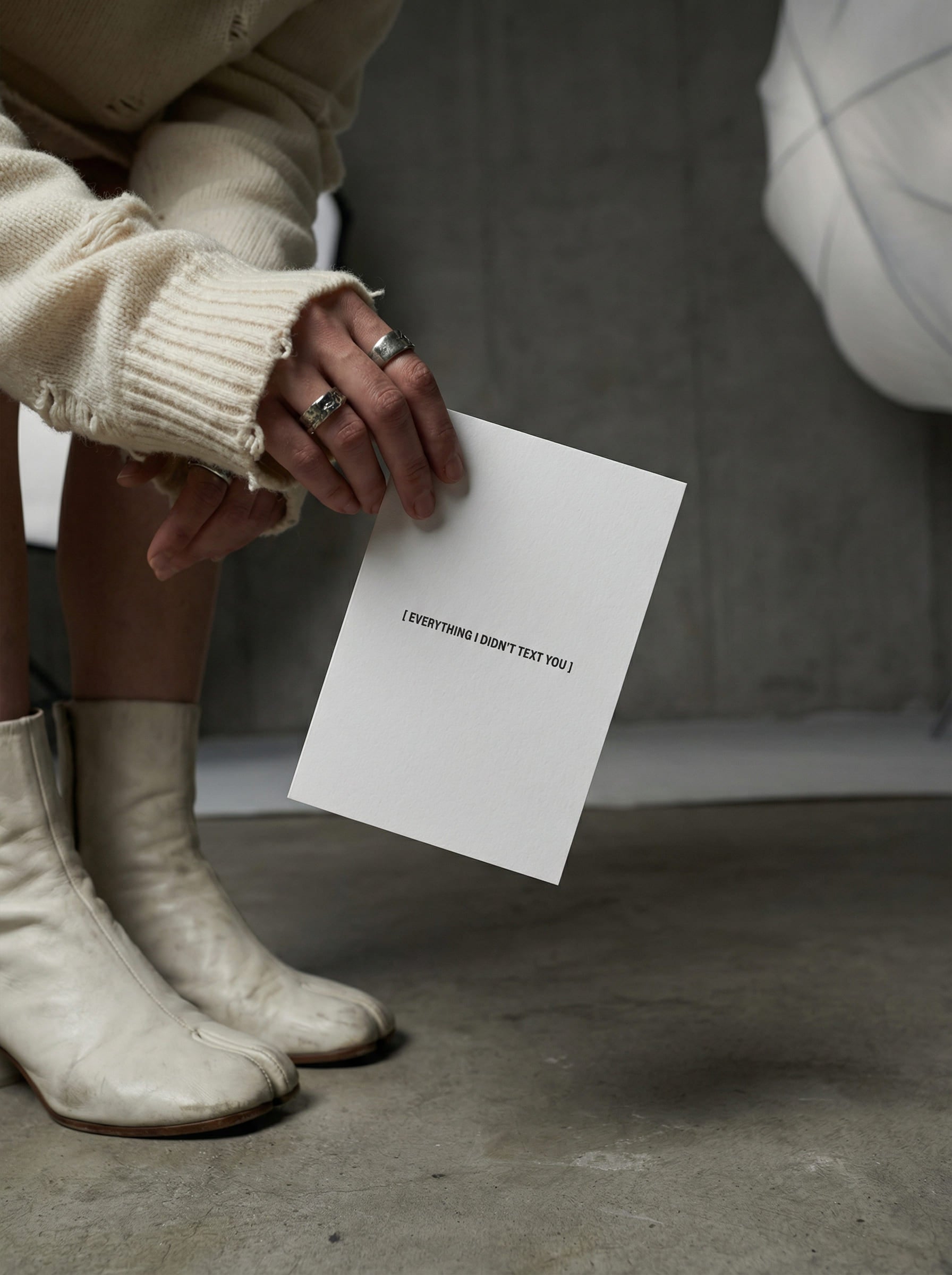 [ EVERYTHING I DIDN'T TEXT YOU ]