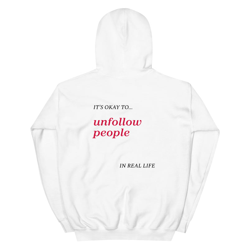 It's okay to unfollow people in real life
